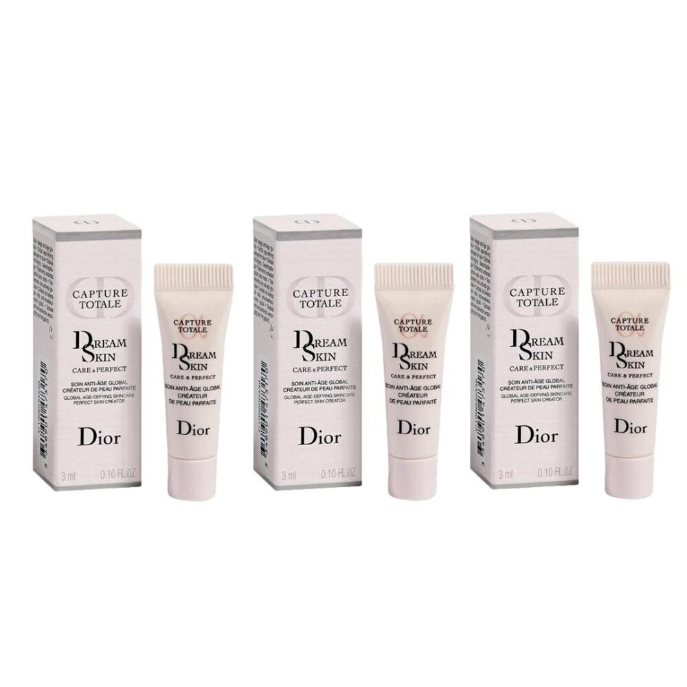 3X Dior Capture Totale Dream Skin Age Defying Perfect Skin Creator 3ml Each